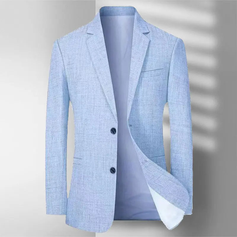 Spring And Autumn Style Casual New Blazer Middle Aged Men Shopping Daily Suit Jackets Comfortable Fashion Outerwear