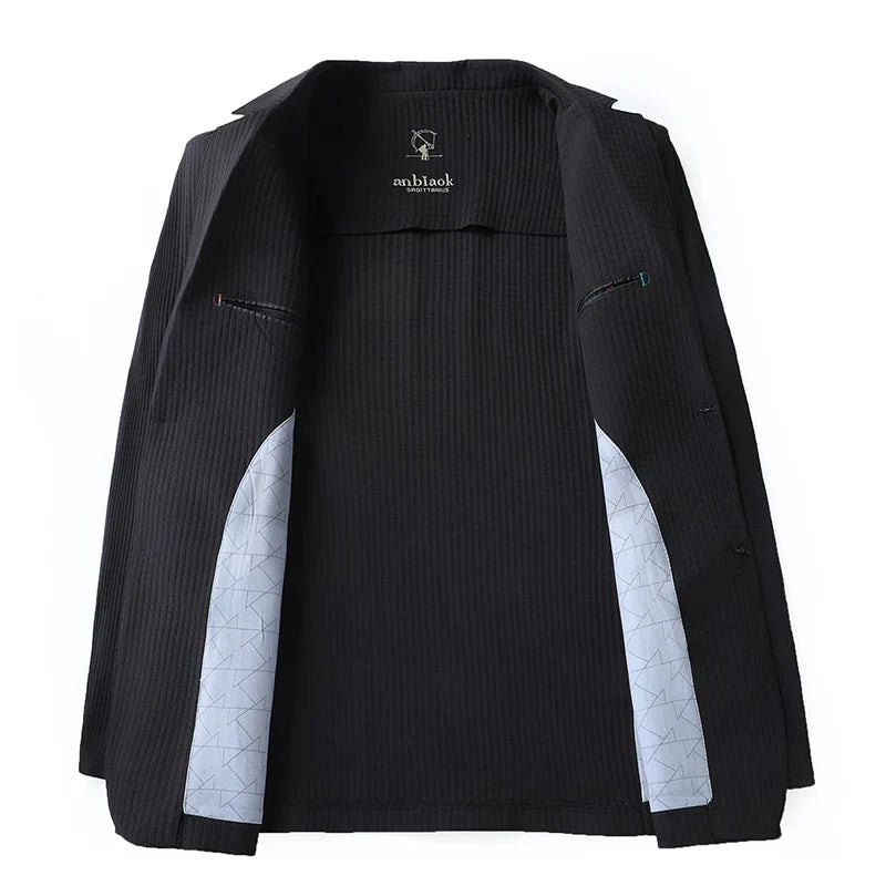2026 New men fashion Sun Protection Clothing Trend Summer Men's Skin Clothing Solid Color blazer thin coat for male M-4XL
