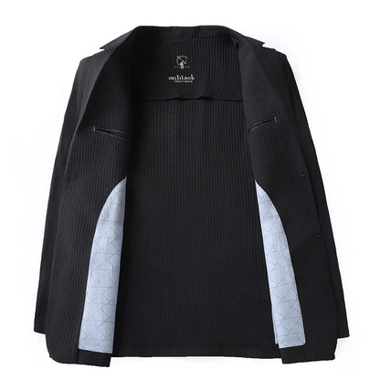 2026 New men fashion Sun Protection Clothing Trend Summer Men's Skin Clothing Solid Color blazer thin coat for male M-4XL
