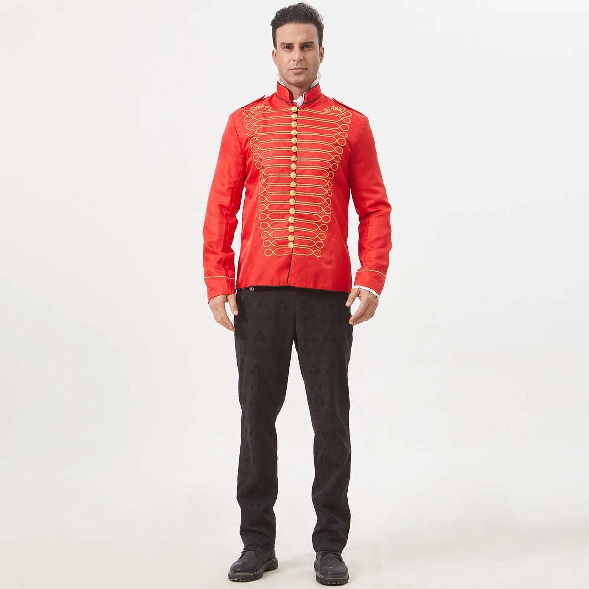 Blazer - Men's Medieval Revival Banquet Formal Wear Studio Wedding Performance Costume Drummer Costume Halloween Fashion Casual