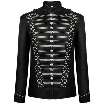 Blazer - Men's Medieval Revival Banquet Formal Wear Studio Wedding Performance Costume Drummer Costume Halloween Fashion Casual