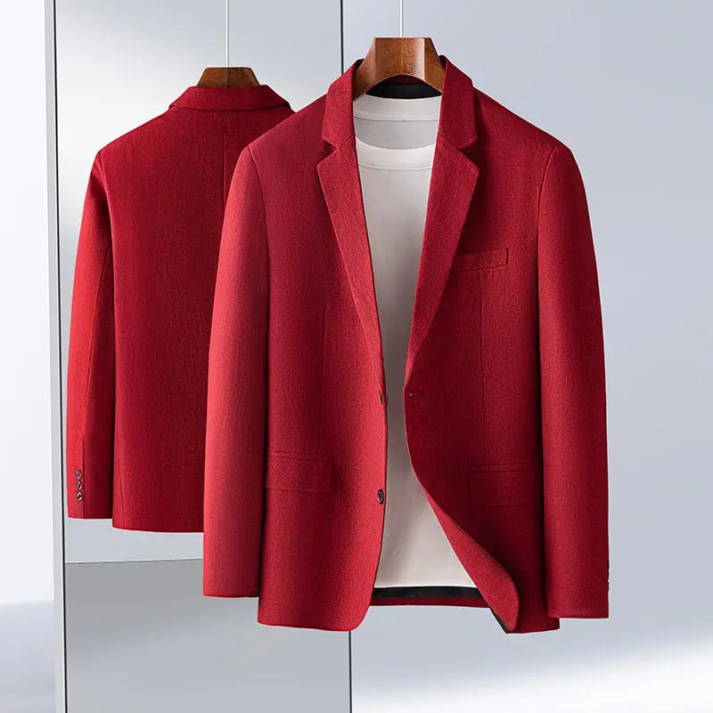 Spring New Style Men's Suit - Formal and Casual Business Casual Fashionable and Versatile Suit Jacket for Parties