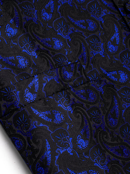 Men's Vest and Tie Set – Paisley Floral Waistcoat with Necktie for Weddings and Business Occasions