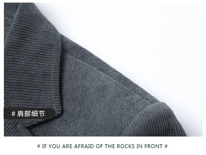 High-quality New Men's Fashionable and Stylish Corduroy Suits for Banquets, Business and Casual Wear, Versatile Suits