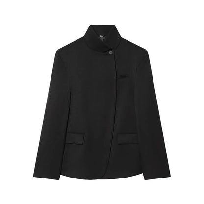 Spring New Women's Blazers 2026 Fashion Retro Plaid Elegant Women's Warm Jackets Youth Chic Commuter Office Blouse Coats