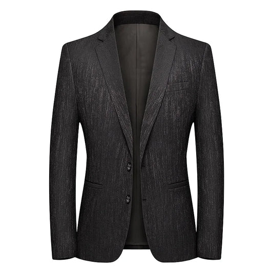Blazer New Men's Fashionable Outdoor Travel Premium Business Wedding Versatile Host School Fit Casual Korean Version Blazer