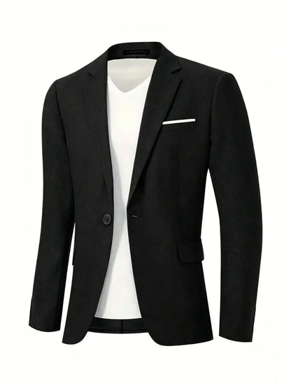Mens Clothing 2026 Blazers Para Hombres Vintage Cotton Linen Single Button Designer Business Social Jaqueta Masculina Man Suits
