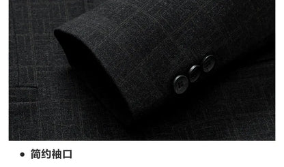 Blazer Outdoor Men's Casual, Fashionable, Sporty, Slimming, Trendy British Style, Versatile Business Gentleman Wedding Blazer