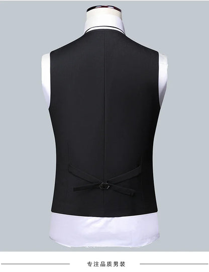 Men's Formal Business Suit – Blazer, Vest & Trousers 2 or 3 Piece Set