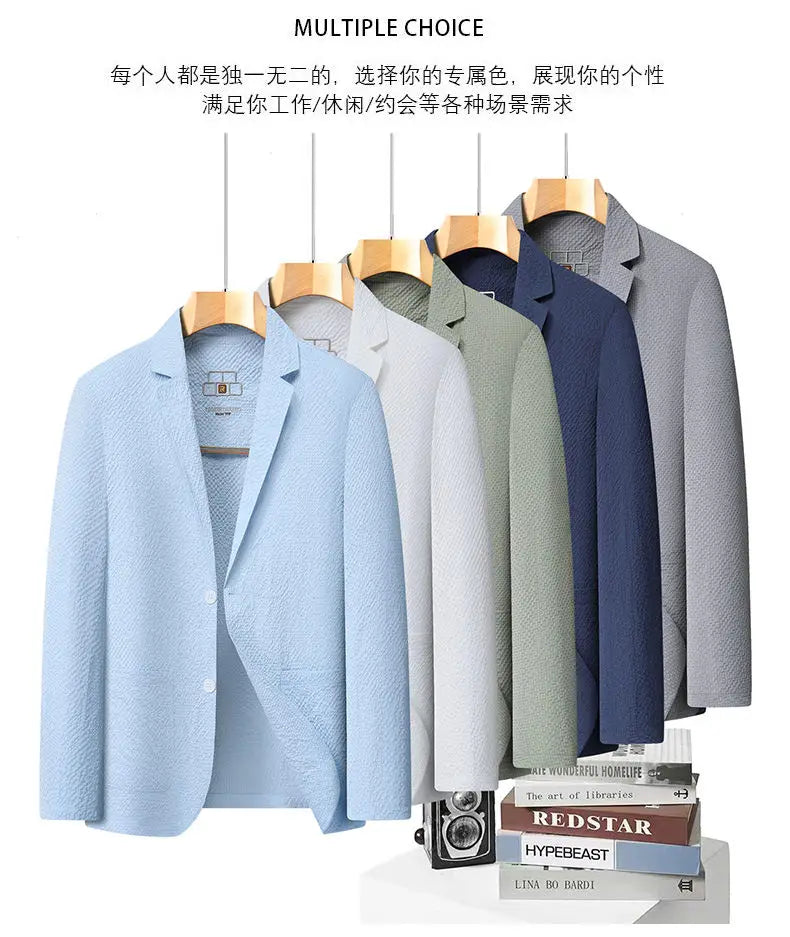 Blazer 2026 New Men's Fashion Outdoor sunscreen Blazers men Slim Casual quick drying sunscreen clothing Formal Wear jackets