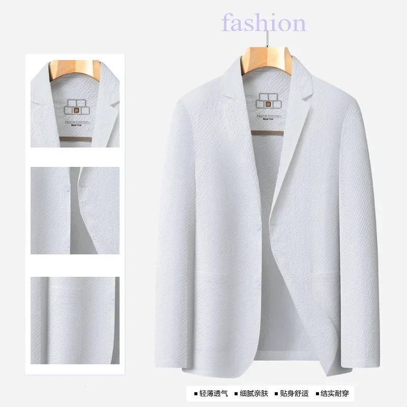Blazer 2026 New Men's Fashion Outdoor sunscreen Blazers men Slim Casual quick drying sunscreen clothing Formal Wear jackets