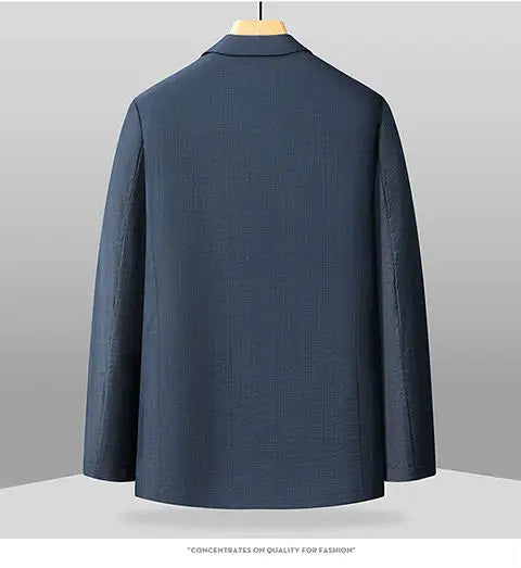 Blazer Men's Fashion Outdoor Travel Wedding Stylish Multi-purpose Casual Slim-Fitting Lightweight Cool and Breathable Blazer
