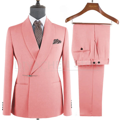 Ternos Masculino – Smoking Masculin à Revers Métalliques, Tissu Formel, Cigar Masculino
