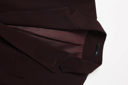 Men's 3-Piece Wedding Suit – Single Breasted Smart Casual Suit for Men – Burgundy, Navy Blue, Black, Dark Grey