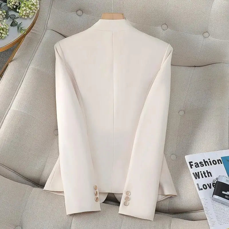 Spring Fashion Slim Fit Blazers Women's Coat Jacket New Autumn Outerwears Elegant Office Lady Casaco Plus Size Veste Femme