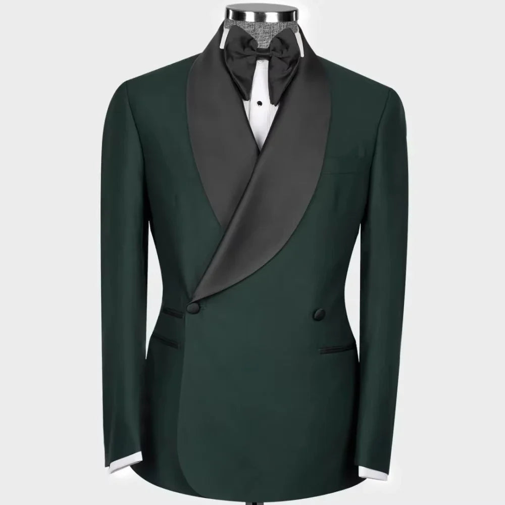 Men's Solid Style Blazer Fashion Wedding Smart Casual Business Jacket Best Man Suit Formal Party Wear Single Coat
