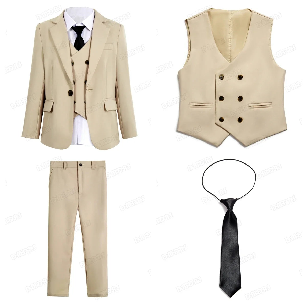 Boys Suit Set for Kids – Formal Tuxedo for Wedding, Party & Special Occasions