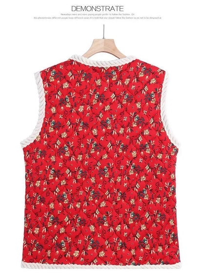 Fashion Thicken Fleece Jacket Women's Vest Open Cardigan Outerwear Loose Autumn Winter New Cotton Waistcoat