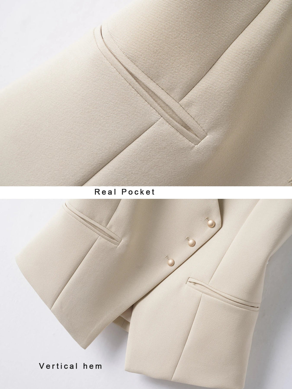 Short V-Neck Suit Vest for Women, Spring and Autumn Slant-Buttoned Top, Perfect for Office Wear and Versatile Vest