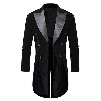 Vintage Mens Velvet Elegant Suit Tuxedo Formal Dress Workwear 2025 Groom Wedding Party Slim Fit Blazer Veste Costume Homme Luxe