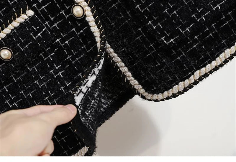 Women's Contrast Knitted Vest New Autumn Short Sleeveless Jacket V-neck Single Breasted Waistcoat Female Coats Chaleco Mujer
