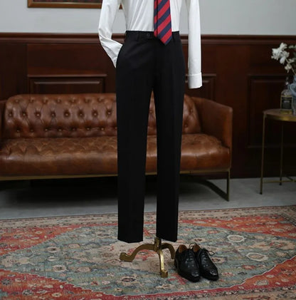 Youthful College Style Mens Blazers Suits Slim Fit Banquet Party Suit Jacket Matching Set Spring Autumn Full Length Pant Outfits