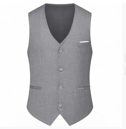 Men's Suit Vest Single Breasted Sleeveless Waistcoat for Weddings and Formal Events