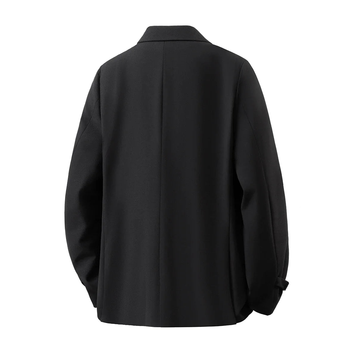 Men Suit Jacket Metal Buckle Designer Blazer Masculino Casual Man Dress Luxury Cool Black Chaquetas Hombre Elegantes Streetwear