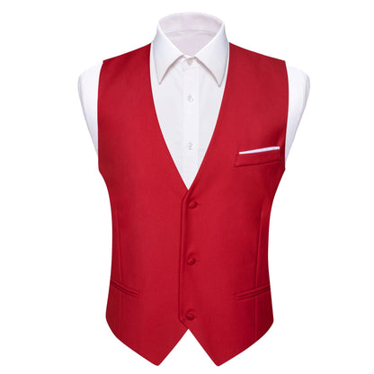 Men's Slim Fit Dobby Vest – Multi-Color Formal Waistcoat for Weddings & Smart Events