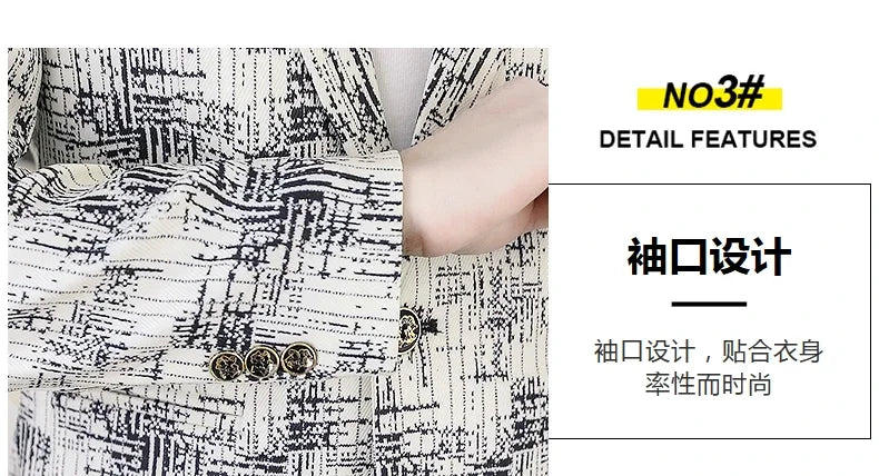 Men's Blazer Fashionable Casual Business Gentleman Outdoor Trendy Checkered Banquet Versatile and Slimming Korean Version Blazer