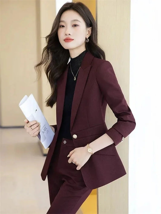 Women Blazers Spring Summer New Fashion Korean Silk Satin Suit V-neck Loose Top Jacket Single Button Suit Blazers Outerwear