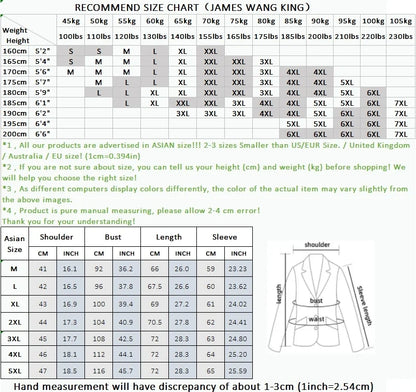 Men's Blazer Korean Style Dark Pattern Single Breasted Smart Casual Spring