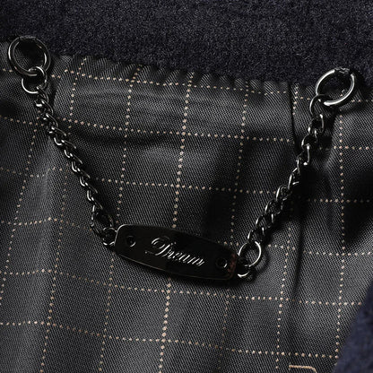 Spring/Summer new men's high-end wool suit jacket - stylish and form-fitting suit top, suitable for home and daily wear.