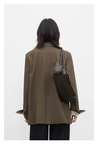 New Women Blazers Coat Loose Casual Plus Size Office Ladies Suit Jacket Spring Autumn 2026 Female Overcoat