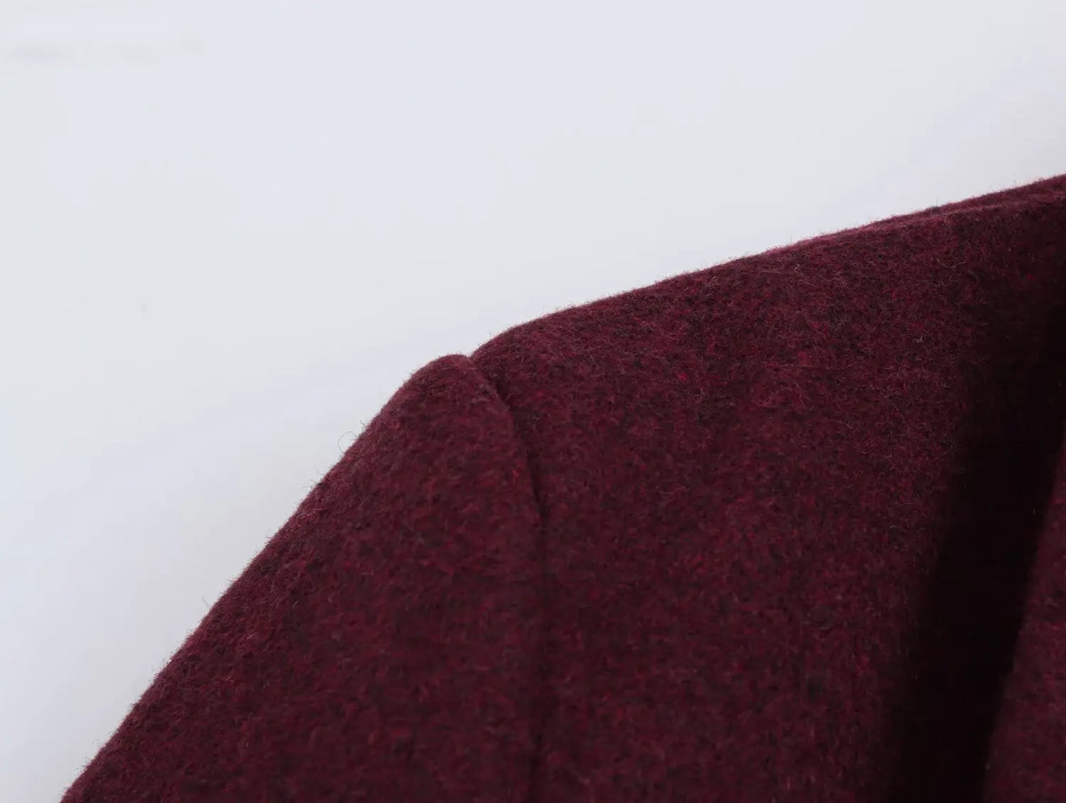 Women's Fashion Versatile Lapel Single Breasted Blazer With Shoulder Pads Female High Street Casual Long Sleeve Jacket Mujer