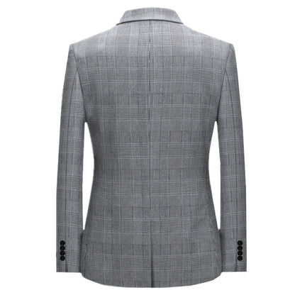 ( Jacket + Pants ) Men's Business Banquet Slim Fit Suits Groom's Wedding Ball Party Dress Blazers and Trouser