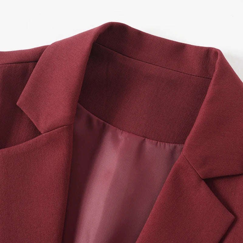 Fashionable Spring and Autumn Sleeveless Suit Vest for Women's Workplace Elegant Versatile Slim Suit Collar Vest Top Jacket