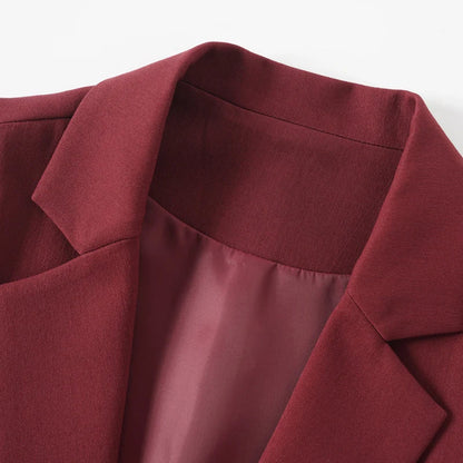Fashionable Spring and Autumn Sleeveless Suit Vest for Women's Workplace Elegant Versatile Slim Suit Collar Vest Top Jacket