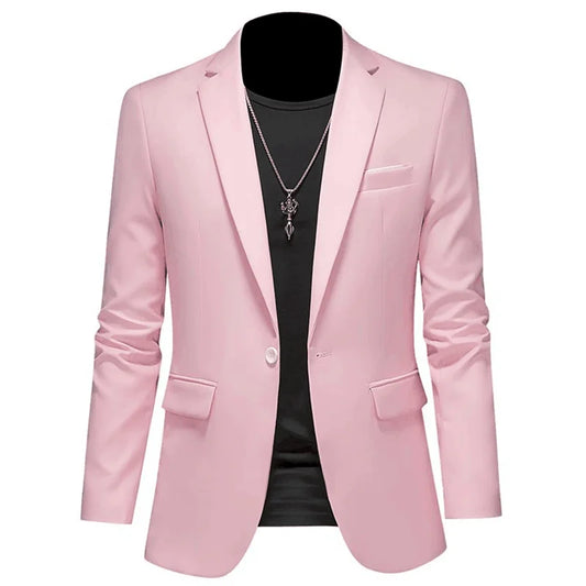 Men's Slim Fit Suit Blazer Jacket for Business, Wedding & Casual Wear