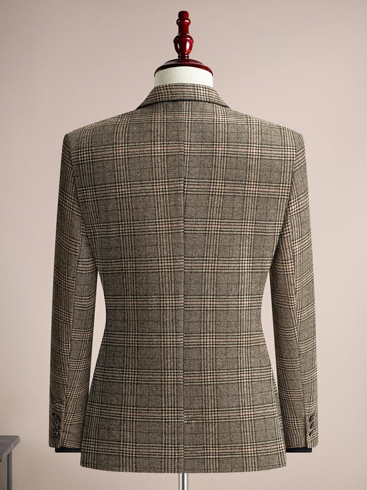 High Qualitys 50% Woolen Men's Suit Jacket Autumn Winter Thicken Warm Business Slim Fit Casual Wedding Groom Coats Tailcoat