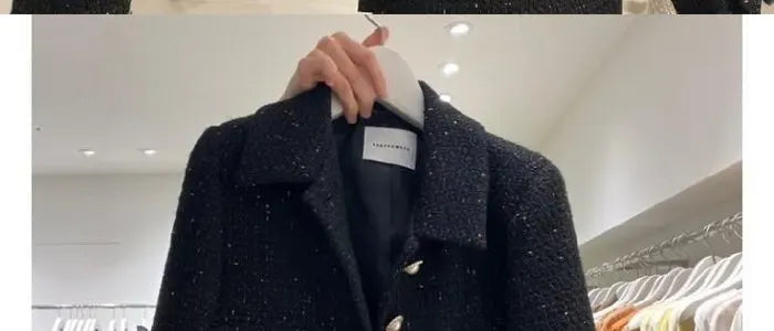 Fashionable Short Tailored Jacket Women's Loose Fit Perfume Style Korean Version Spring Autumn New Popular West Suit Top