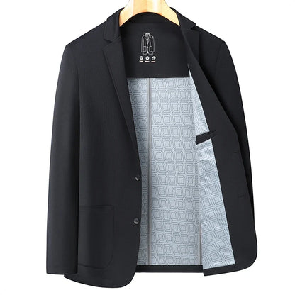 2026 High Quality Fashion Handsome Autumn New Business Fashion Business Suit Solid Color Single West Coat M-4XL