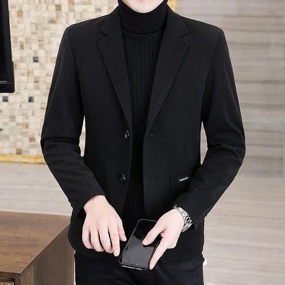 Blazer  New Stylish and Slimming Middle-aged Business Casual Solid-color Wedding Banquet Host Men Outdoor Performance Blazer