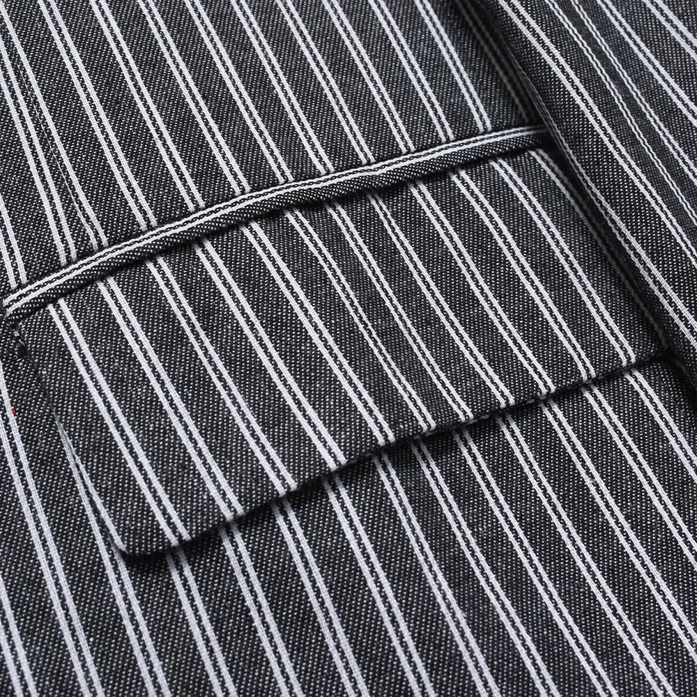 Striped Blazer Jacket Man Suits Luxury Sacos Hombres Elegantes 2025 Coats Men Casual Single Button Social Business Blazers Coats