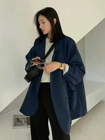 Spring Autumn Women's Blazers Slim Fit Fashion Slimming Elegance Jackets Casual Versatile Coat Outwear for Office Lady Clothing