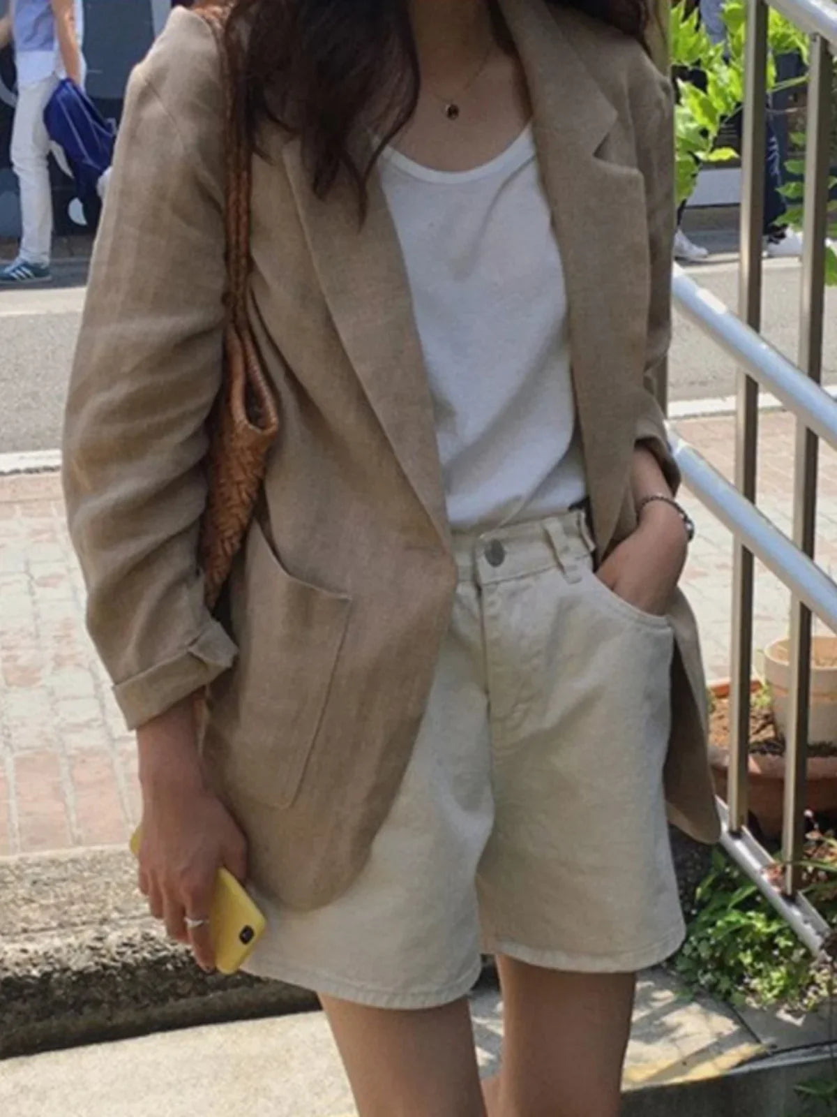 Loose Fit Summer New Style Women's  Jacket Cotton Linen Thin Material Large Size Street Style Small West Coat High End ...
