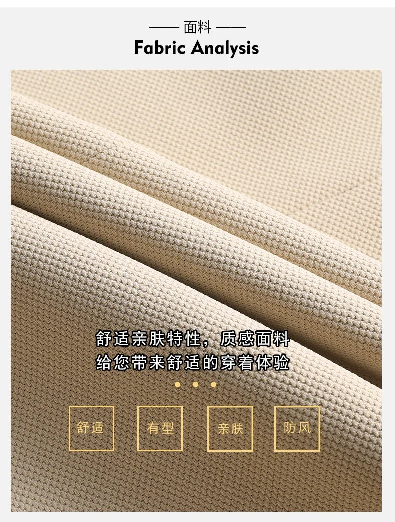 Blazer Outdoor Men's Casual, Fashionable, Trendy, Sporty Solid Color, Slimming British Style Business Gentleman Wedding Blazer