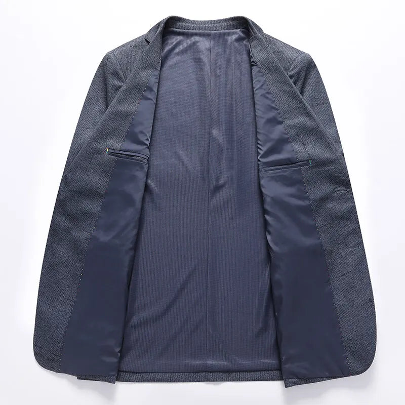Blazer Men's Fashion Gentleman Business Slimming Performance Banquet Hosting Casual Wedding Anti-wrinkle No-ironing Blazer