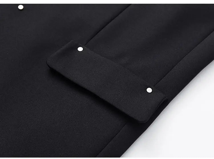 Black Yamamoto Style Blazer Man Luxury Loose Cardigan Jacket 2026 Vintage Chaqueta Para Hombre Elegante Suits Japanese Uniform