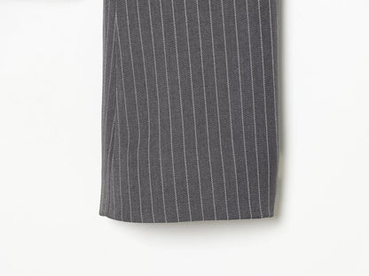 Elegant Women's Striped Blazer With Belt 2026 Spring Autumn Lapel Long Sleeves Single Breasted Slim Trendy Office Lady Suit